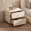 Dorothy Square Sugar Rounded Corners Cream Bedside Table
