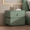 Dorothy Square Sugar Rounded Corners Cream Bedside Table