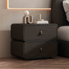 Dorothy Square Sugar Rounded Corners Cream Bedside Table