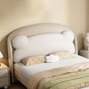 Blithe Microfiber Leather Cute Bear Soft Headboard Bed