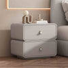 Dorothy Square Sugar Rounded Corners Cream Bedside Table