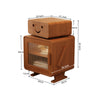 Erasmus Solid Wood Creative Robot Bedside TableBedside Table/Side Table/Storage Cabinet