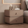 Dorothy Square Sugar Rounded Corners Cream Bedside Table
