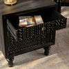 Dyan Antique Vintage Bedside Table/Side Table/Storage Cabinet