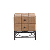 Elisha Pine Wood Bedside Table/Side Table/Storage Cabinet
