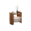 Boyce Luxury Saddle Leather Bedside Table