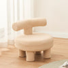 Elaine White Boucle Lounge Chair for Kids