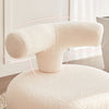 Elaine White Boucle Lounge Chair for Kids