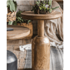 Iaolani Retro Gold Round Side Table