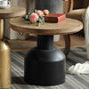 Iaolani Vintage Black Round Side Table