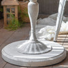 Irie Vintage White/Black Round Side Table