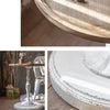 Irie Vintage White/Black Round Side Table