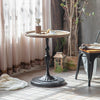 Irie Vintage White/Black Round Side Table
