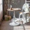 Irie Vintage White/Black Round Side Table