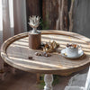 Irie Vintage White/Black Round Side Table
