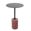 Jennings Round Stainless Top Side Table