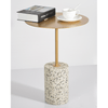 Jennings Round Stainless Top Side Table