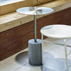Jennings Round Stainless Top Side Table
