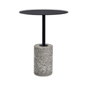 Jennings Round Stainless Top Side Table