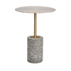 Jennings Round Stainless Top Side Table