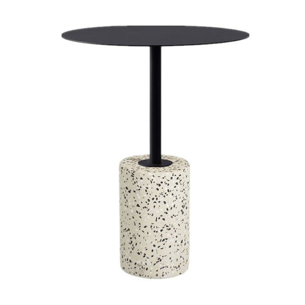 Jennings Round Stainless Top Side Table