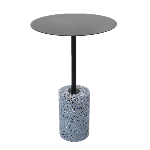 Jennings Round Stainless Top Side Table
