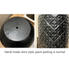 Pacari Retro Black Round Side Table