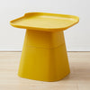 Pemberley Plastic Side Table in Pink/Yellow/Gray