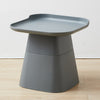 Pemberley Plastic Side Table in Pink/Yellow/Gray