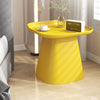 Pemberley Plastic Side Table in Pink/Yellow/Gray