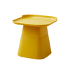 Pemberley Plastic Side Table in Pink/Yellow/Gray