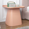 Pemberley Plastic Side Table in Pink/Yellow/Gray