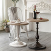 Ikaia Vintage White Round Side Table